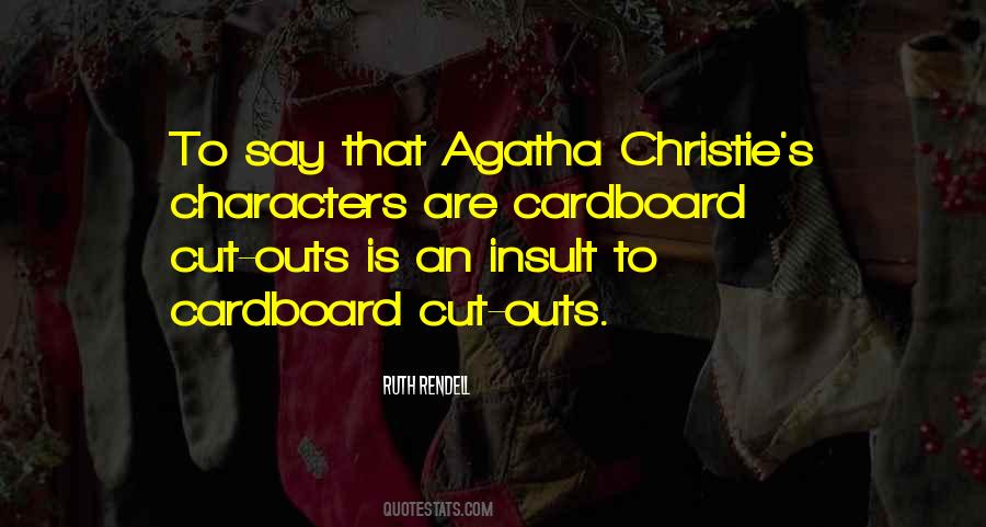 Quotes About Agatha Christie #146419