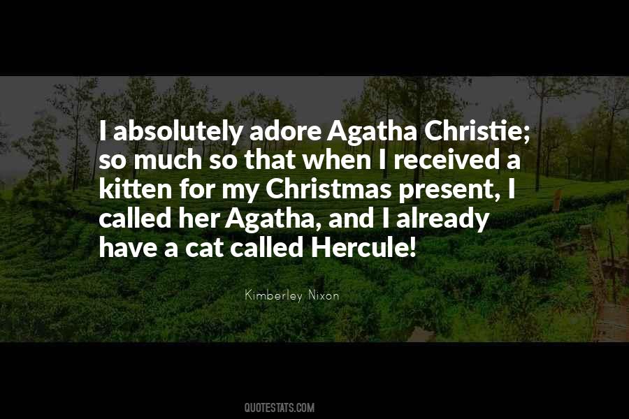 Quotes About Agatha Christie #1797030