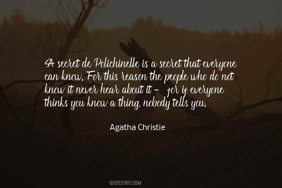 Quotes About Agatha Christie #45114