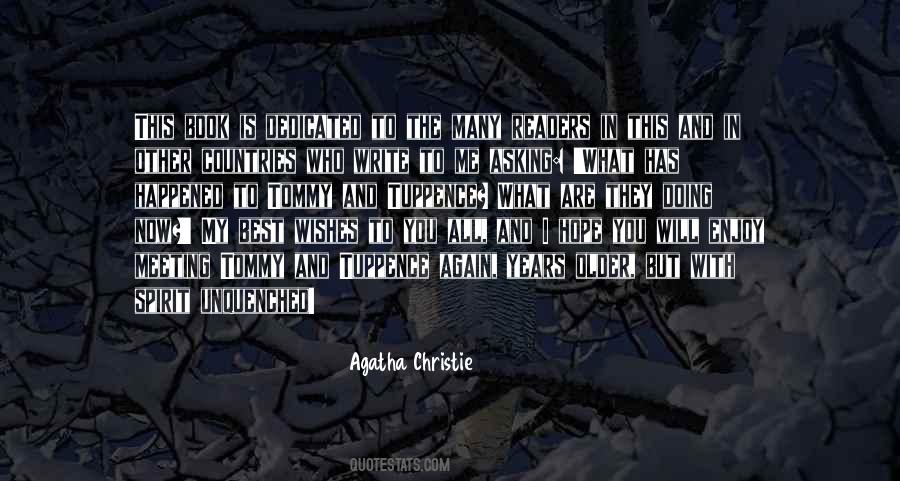 Quotes About Agatha Christie #63606