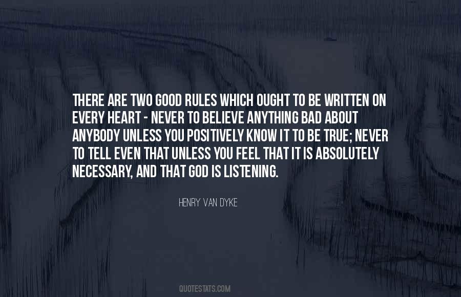 Two Good Quotes #516294