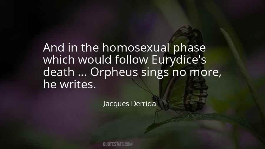 Quotes About Orpheus #130437