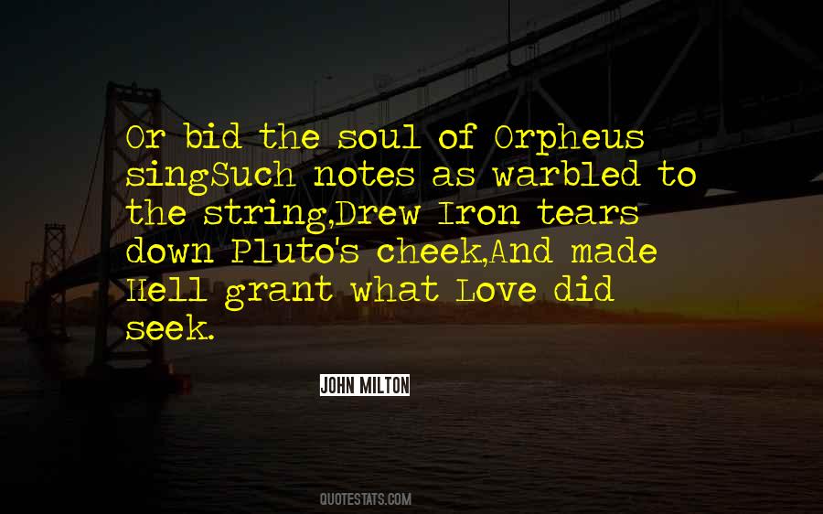 Quotes About Orpheus #1573604