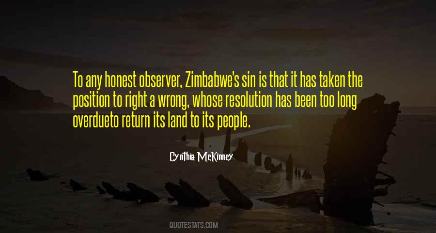 Quotes About Zimbabwe #1446953