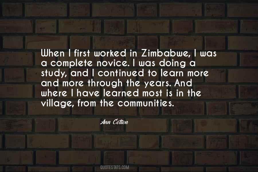 Quotes About Zimbabwe #1622410