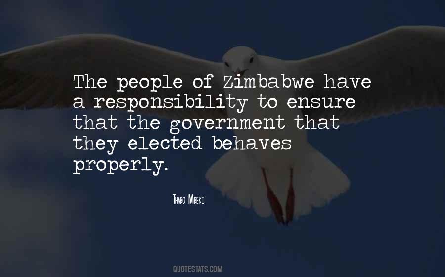 Quotes About Zimbabwe #439324
