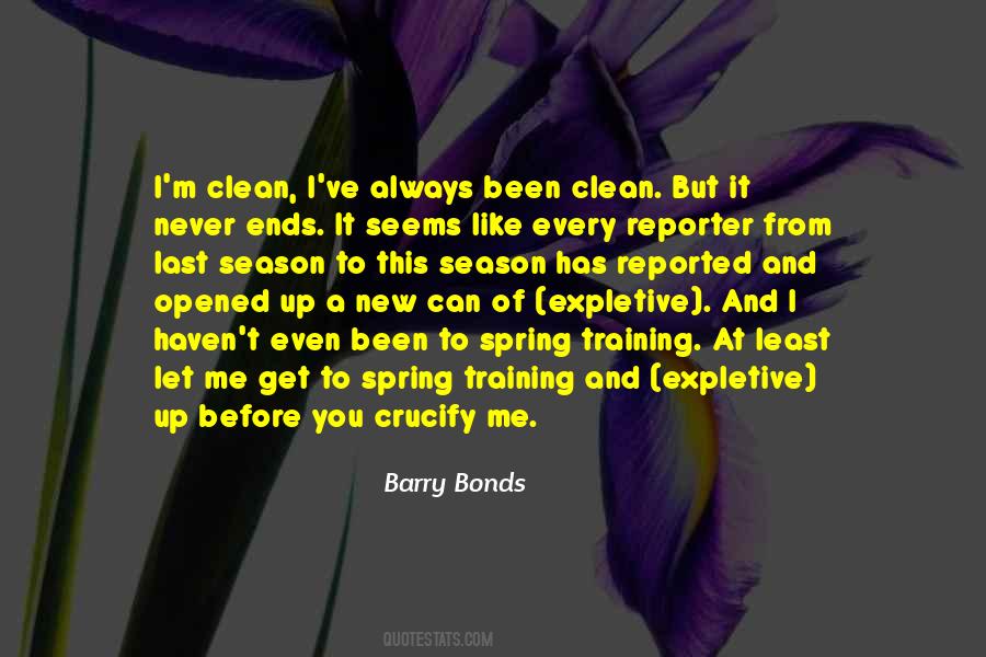 Quotes About Barry Bonds #1588174