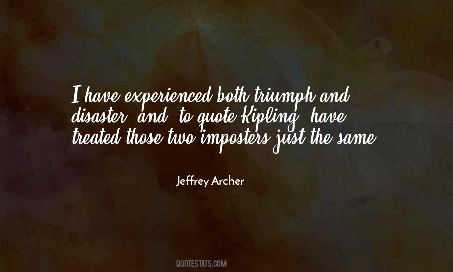 Top 13 Two Imposters Quotes: Famous Quotes & Sayings About Two Imposters