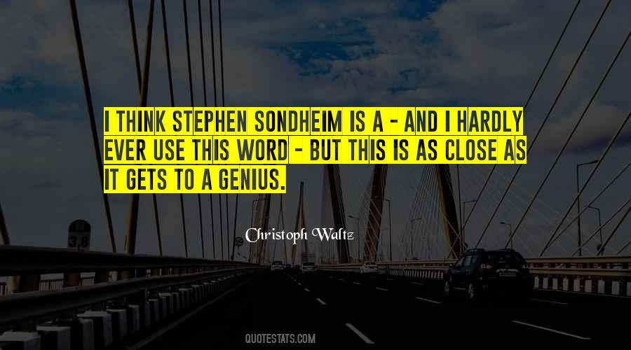 Quotes About Stephen Sondheim #1150335