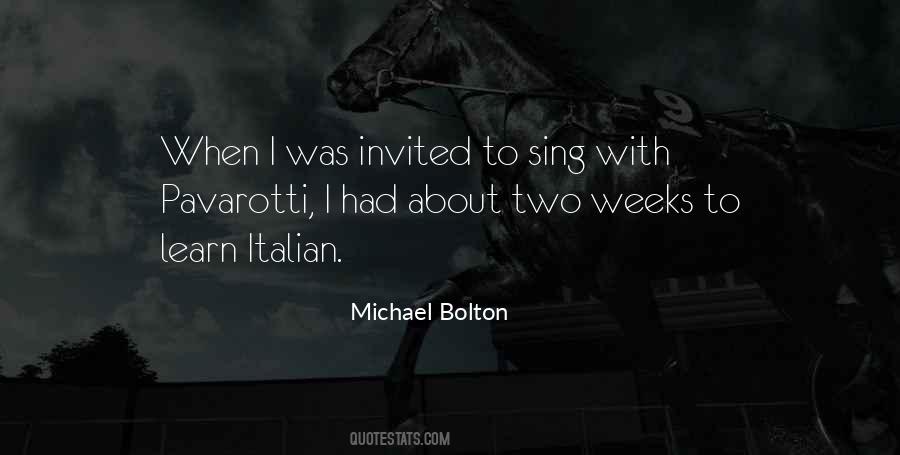 Quotes About Michael Bolton #868804