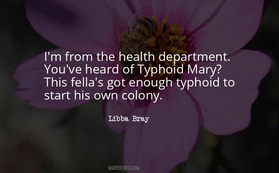 Typhoid Quotes #925364