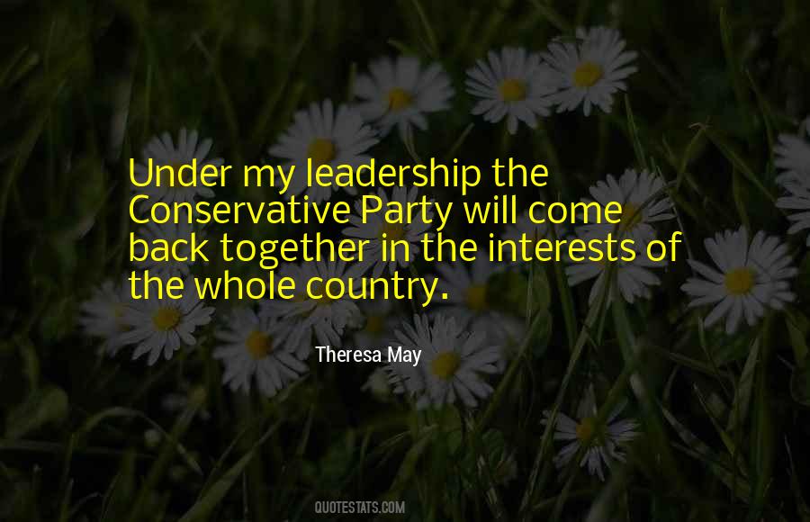 Quotes About Theresa May #558298