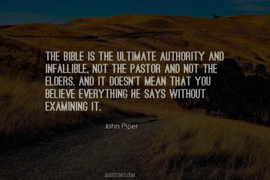 Quotes About Bible Elders #1542667
