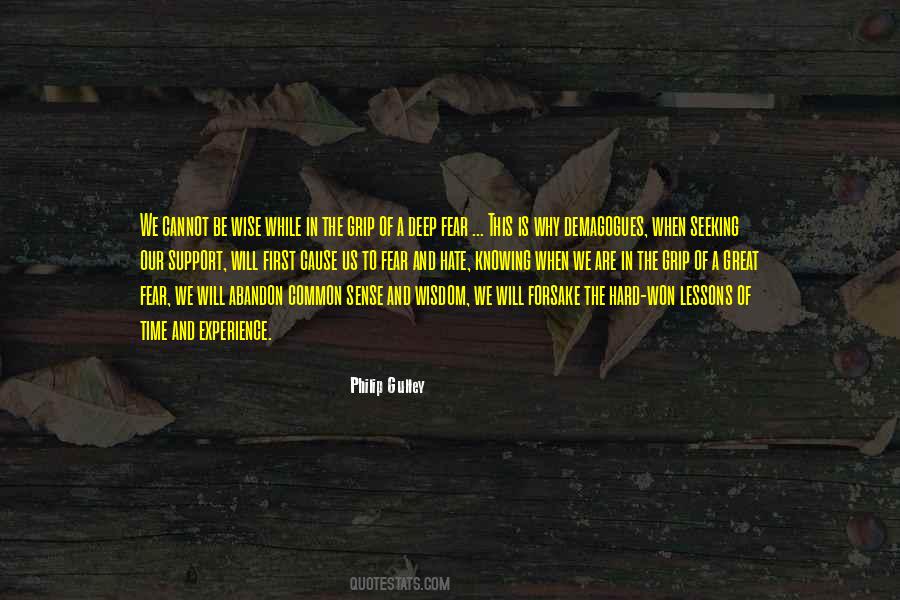 Quotes About Hate And Fear #526526