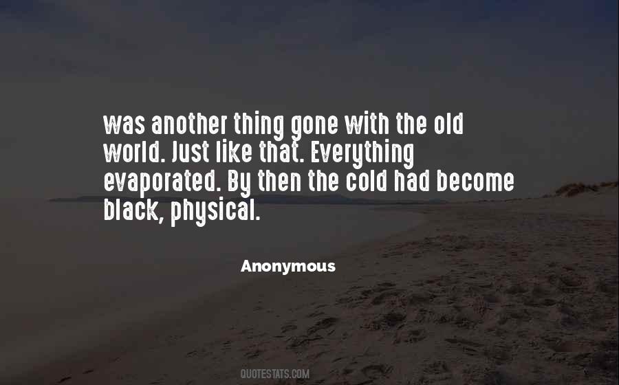 Quotes About Cold World #192072