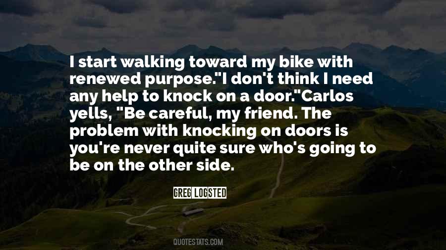 Quotes About Knocking On Doors #1110986
