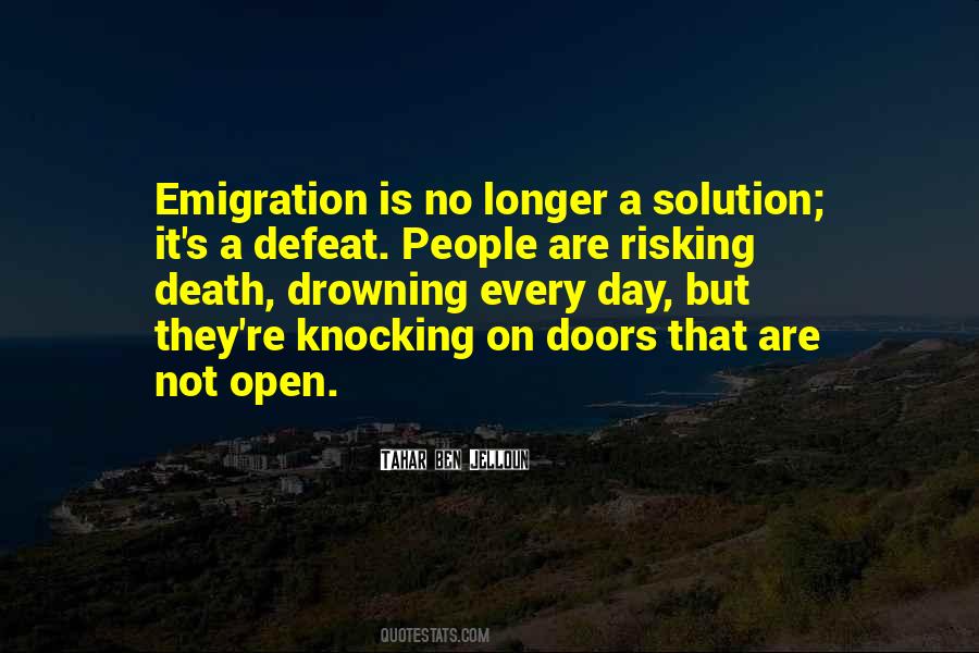Quotes About Knocking On Doors #1377117