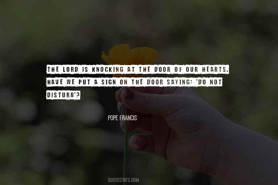 Quotes About Knocking On Doors #1636122