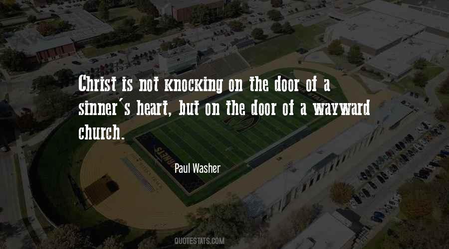 Quotes About Knocking On Doors #462620