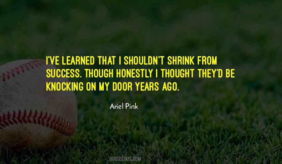 Quotes About Knocking On Doors #916721