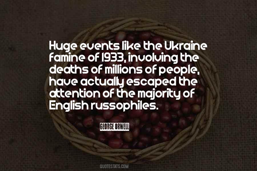 Ukraine Famine Quotes #253446