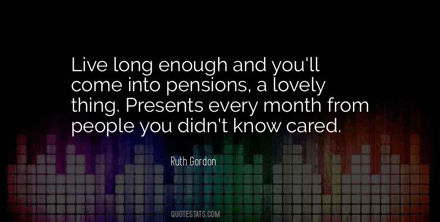 Quotes About Pensions #141328