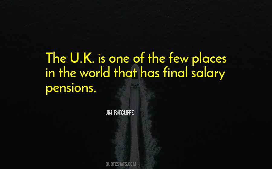 Quotes About Pensions #559713