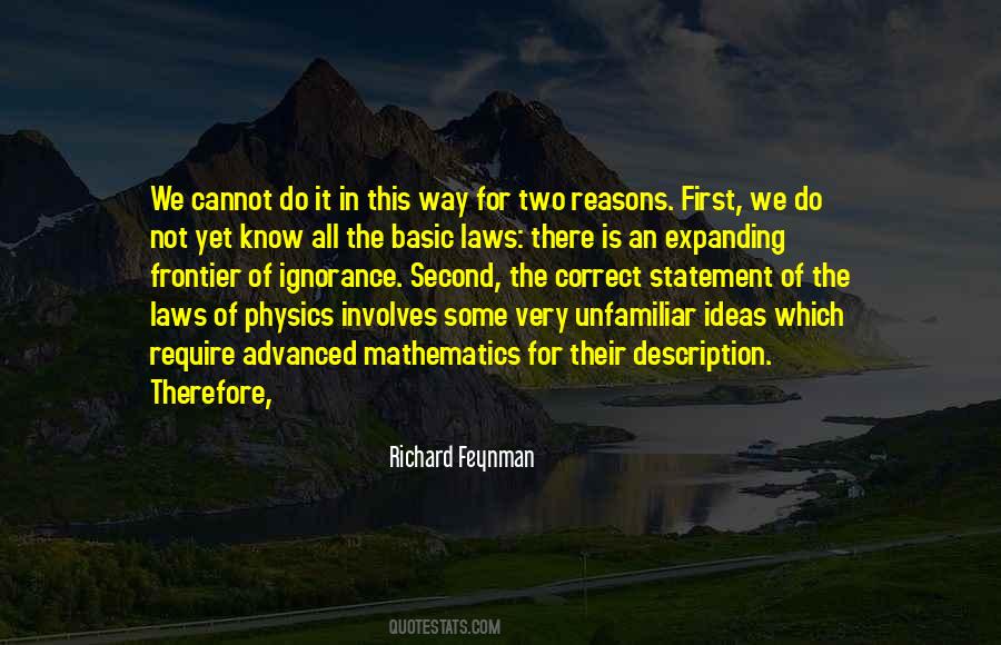 Quotes About Laws Of Physics #1043372