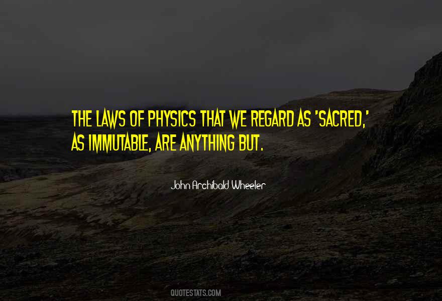 Quotes About Laws Of Physics #1299442