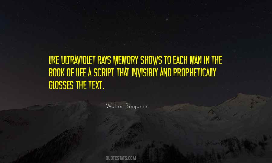 Ultraviolet Rays Quotes #102383