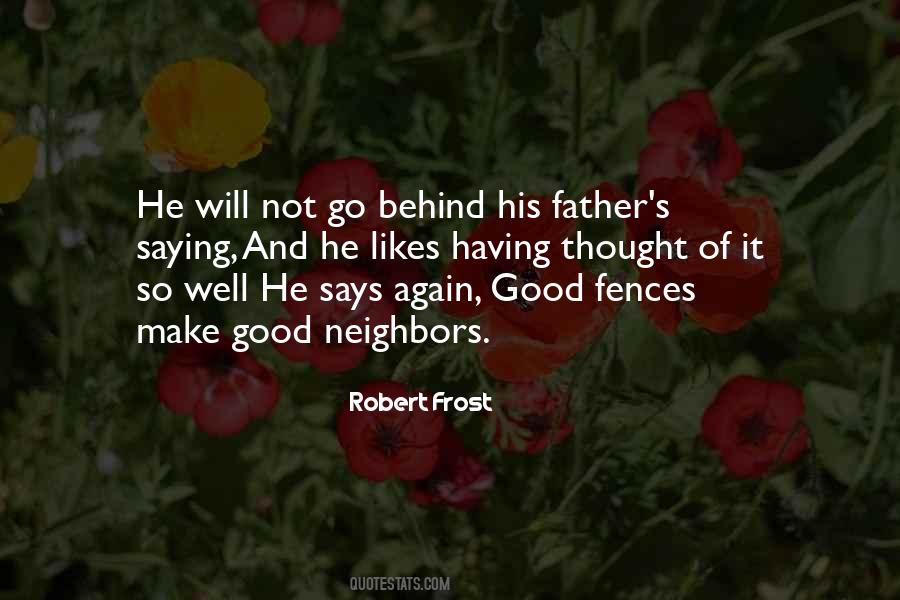 Quotes About Fences #576937