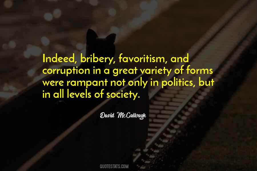 Quotes About Bribery And Corruption #1404206