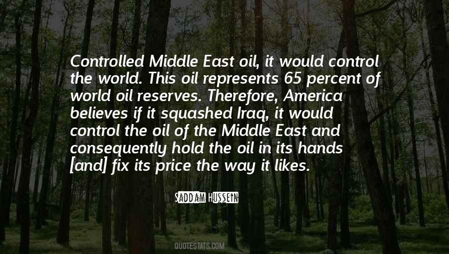 Quotes About Oil In The Middle East #1459000