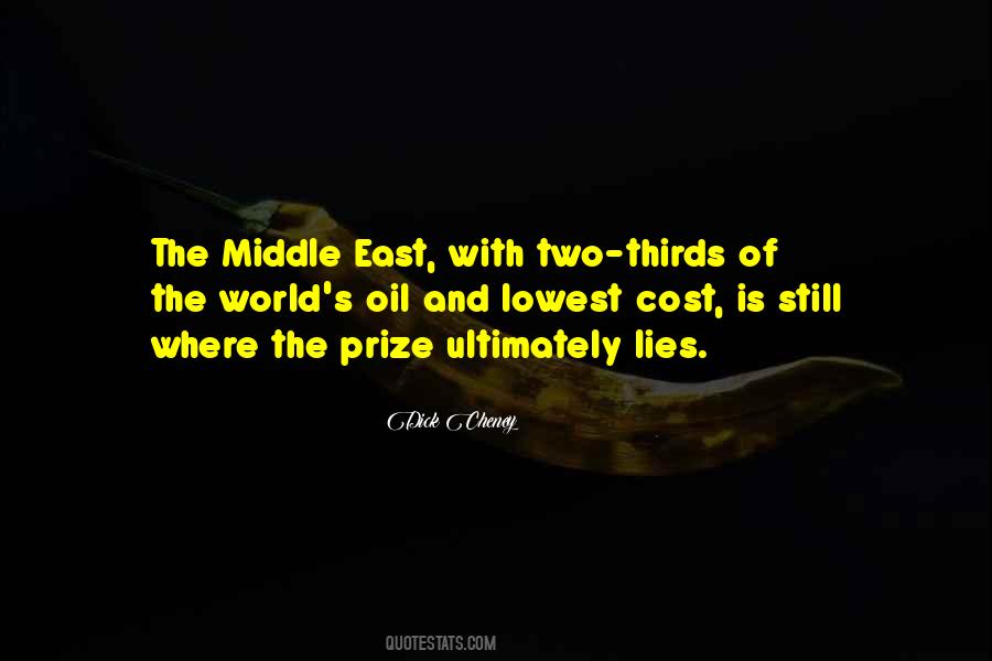 Quotes About Oil In The Middle East #853049