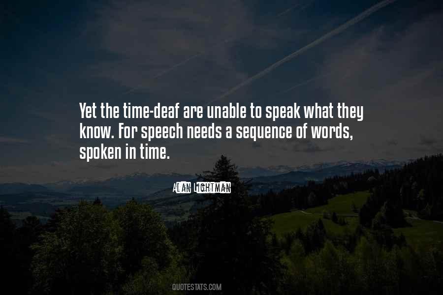 Unable To Speak Quotes #1098461