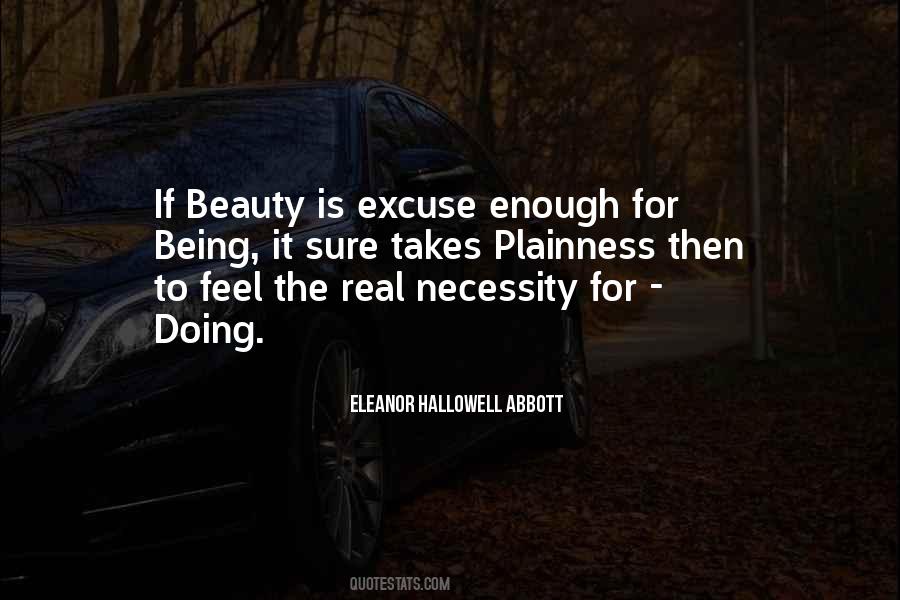 Quotes About Plainness #906953