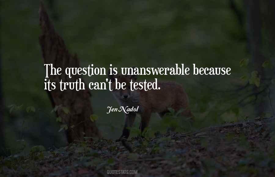 Unanswerable Quotes #1377930