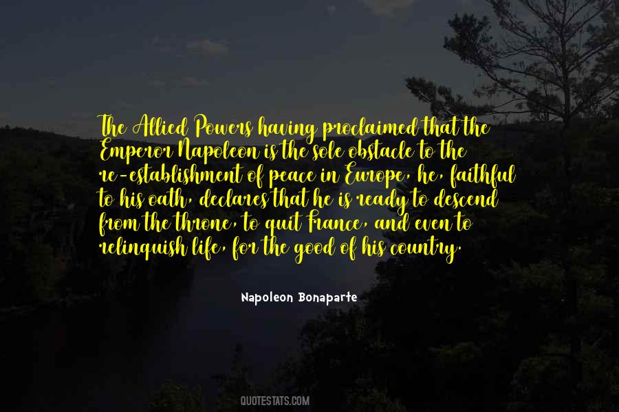 Quotes About Bonaparte #44853
