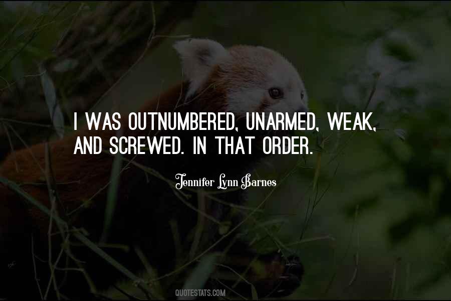 Unarmed Quotes #157629