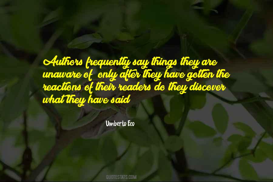 Unaware Quotes #1196871