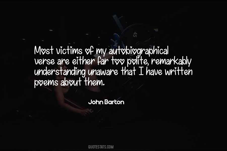 Unaware Quotes #1304182