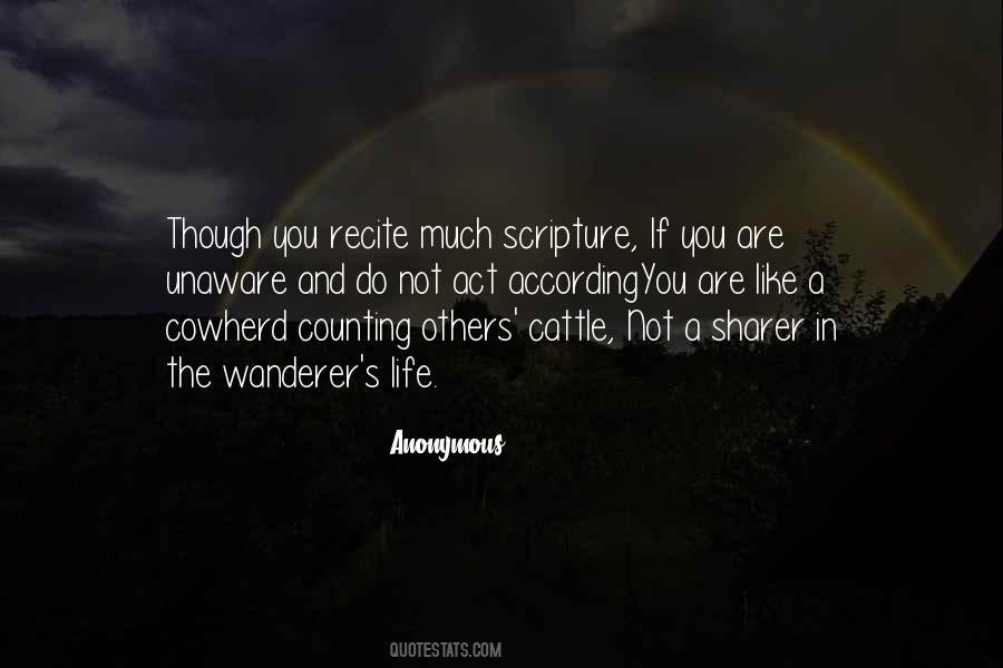 Unaware Quotes #1354704