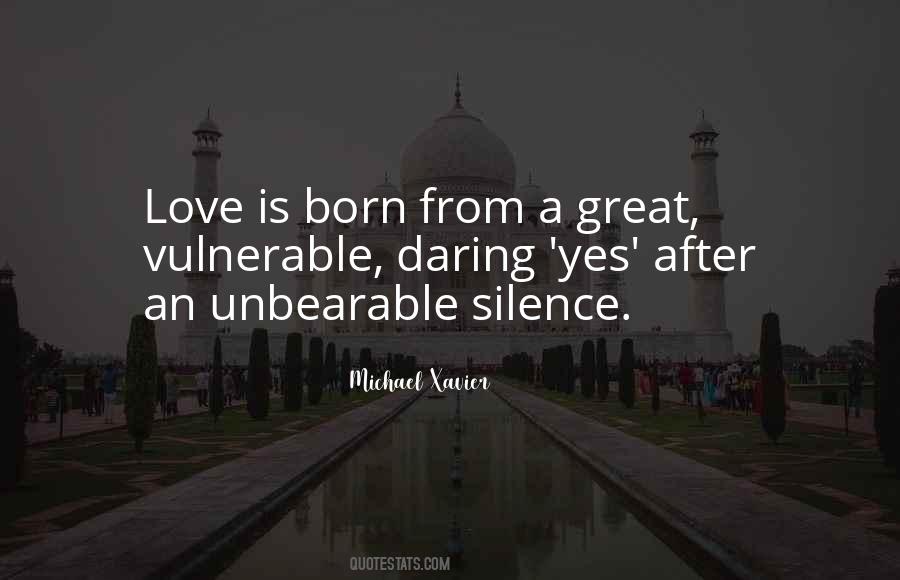 Unbearable Silence Quotes #137200