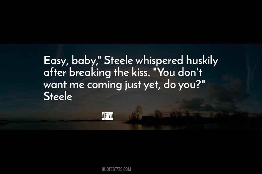 Quotes About Steele #1504000