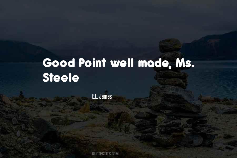 Quotes About Steele #1561106