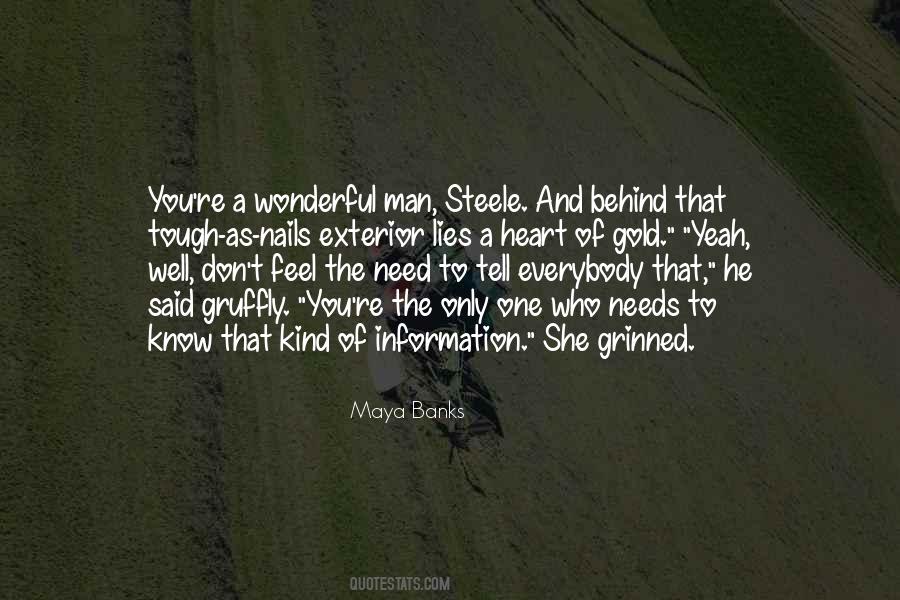 Quotes About Steele #1794858