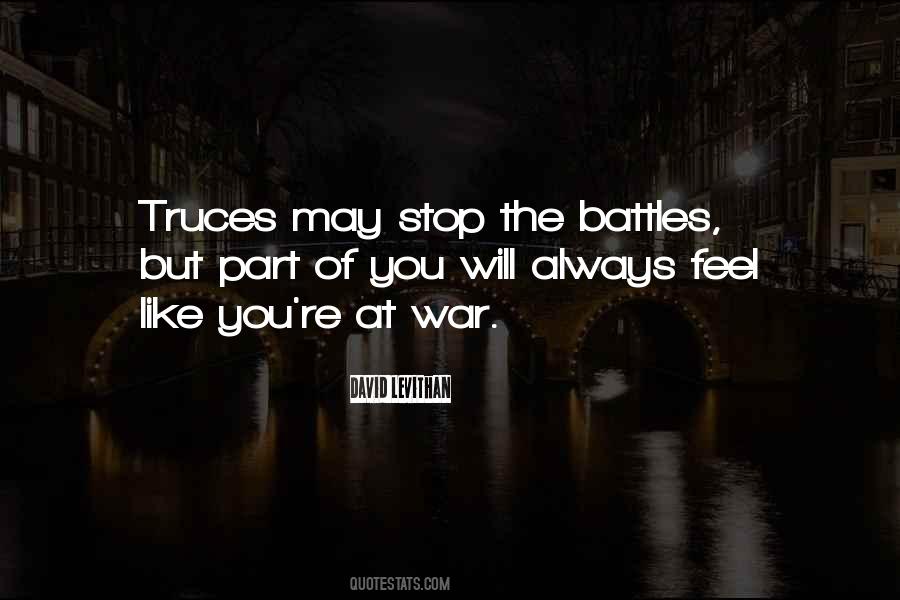 Quotes About Truces #270603