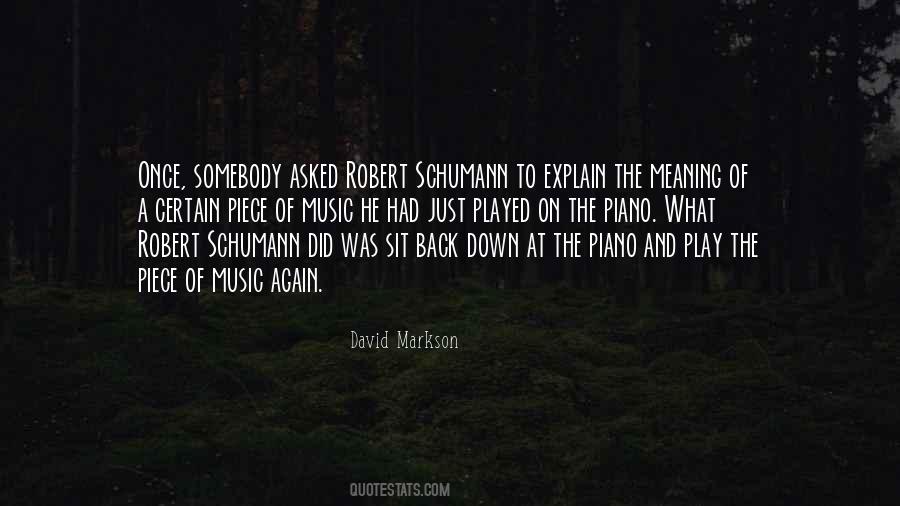 Quotes About Schumann #331940