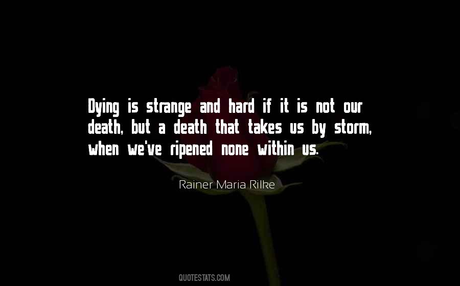 Quotes About A Death #1421522