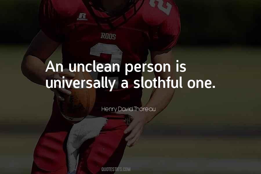 Unclean Person Quotes #1213853